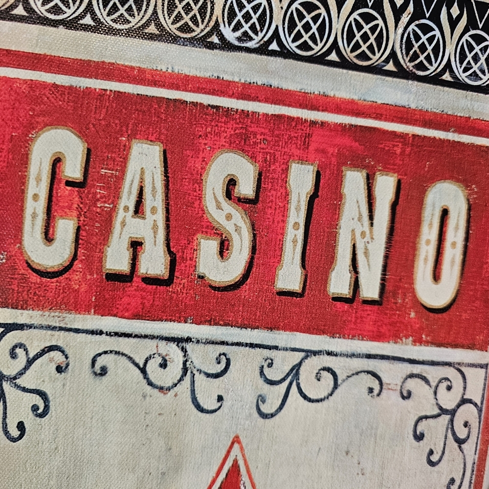 Lucky Diamond Casino Canvas Art Print 9" X 20" - Picture 11 of 14